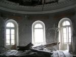 Овальный зал после пожара.